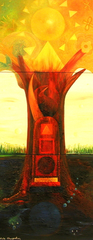 4-L'Arbre de Vie - 2 m 43 x 1 m